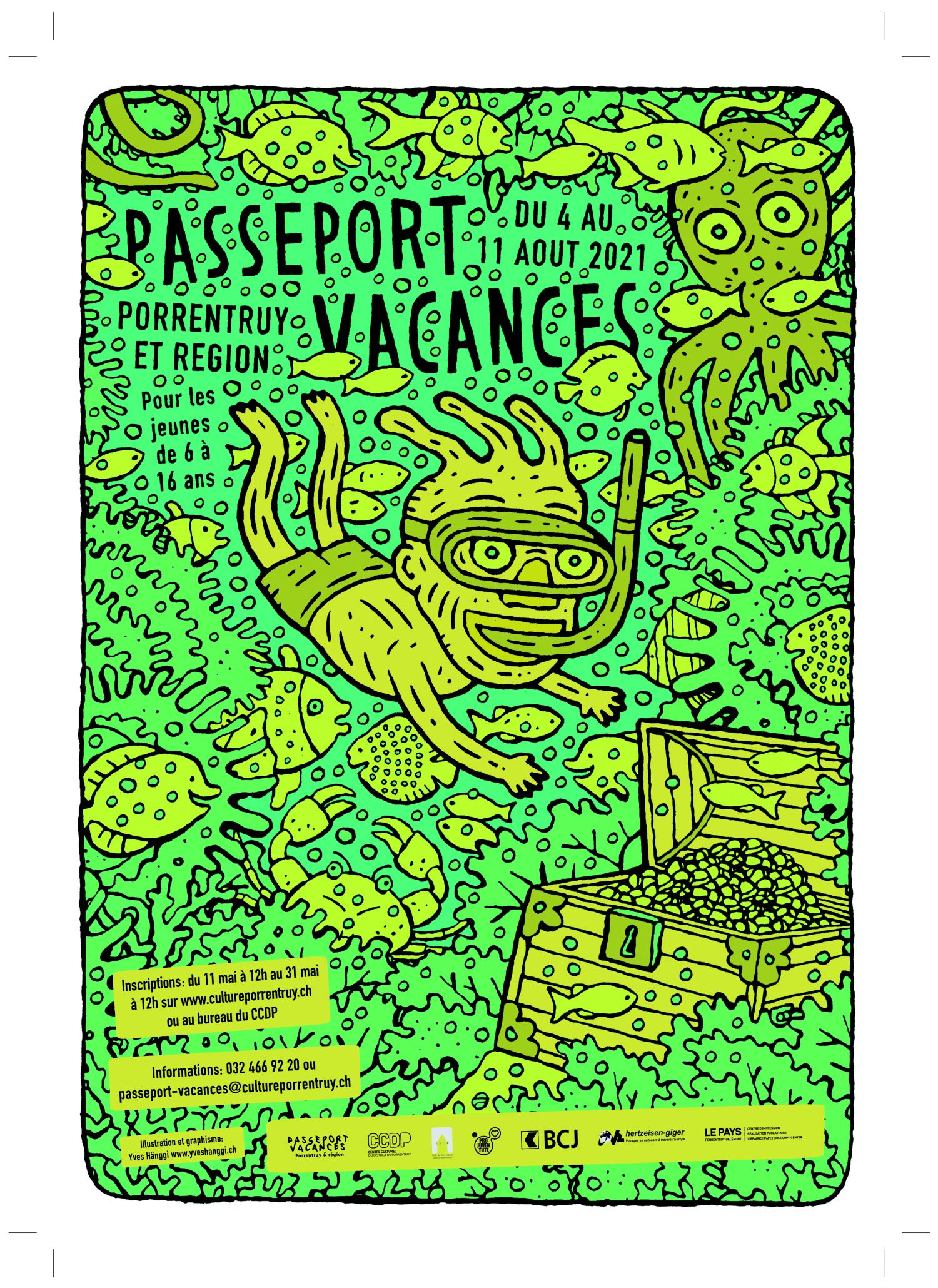 INSCRIPTIONS AU PASSEPORT-VACANCES PORRENTRUY & REGION
